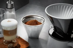 Filtre à café Gefu Flavo à usage permanent en acier inoxydable