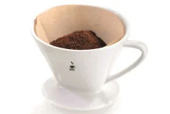 Filtre à café Gefu SANDRO en porcelaine blanche taille 4