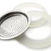 Filtre de rechange pour cafetière italienne Gefu Nando 4 tasses + 2 joints d'étanchéité