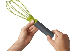 Fouet 2-en-1 Joseph Joseph Twist en silicone vert
