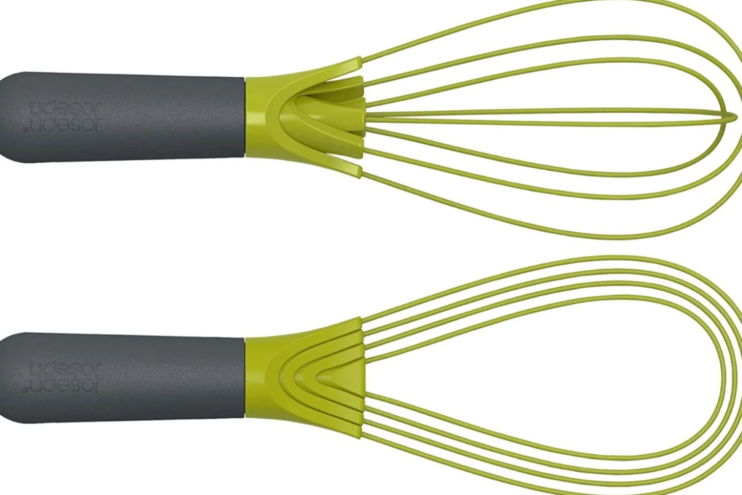 Fouet 2-en-1 Joseph Joseph Twist en silicone vert