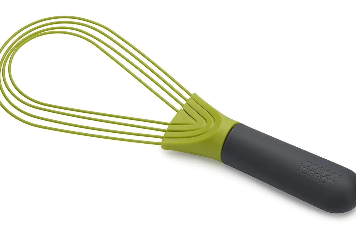 Fouet 2-en-1 Joseph Joseph Twist en silicone vert