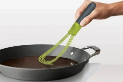 Fouet 2-en-1 Joseph Joseph Twist en silicone vert