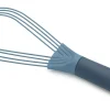 Fouet Joseph Joseph Twist Sky en silicone bleu