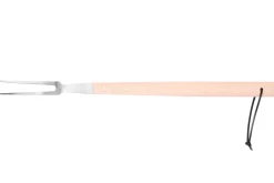 Fourchette à viande baïonnette pour barbecue Au Nain 48cm en hêtre