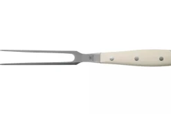 Fourchette à viande Wüsthof Classic Ikon Blanc forgée 16cm