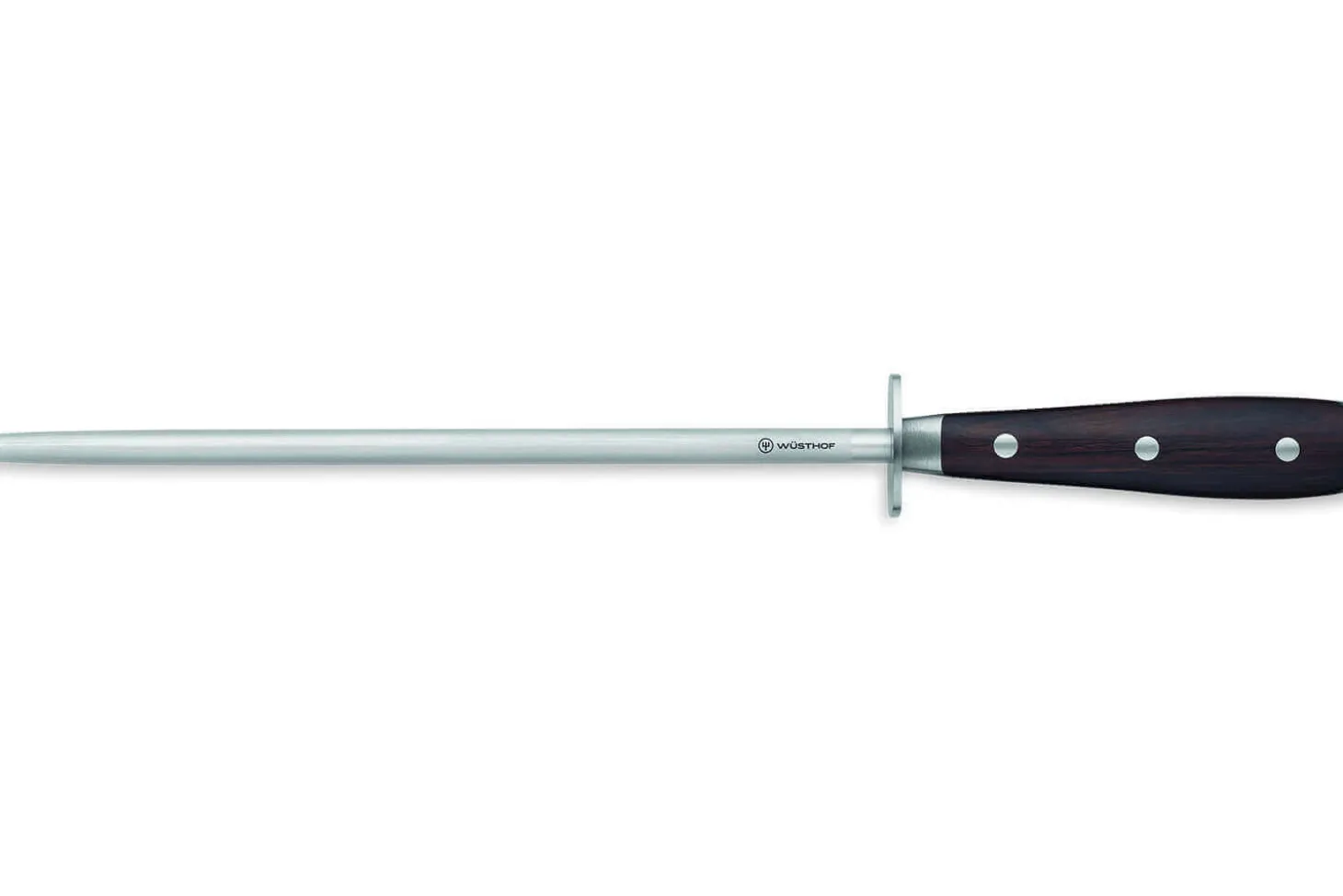 Fusil à aiguiser acier Wüsthof Ikon mèche ronde 26cm grain fin