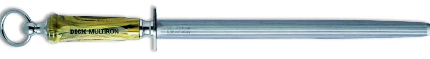 Fusil à aiguiser ovale DICK MULTIRON 30cm grain fin