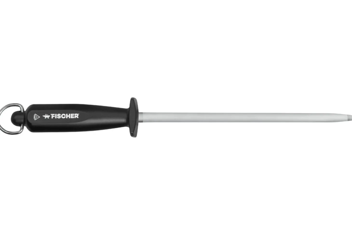 Fusil à aiguiser semi professionnel Fischer mèche ronde 25cm grain standard