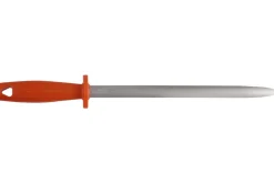 Fusil de boucher Fischer FISCHROM mèche ronde 30cm grain extra fin manche orange