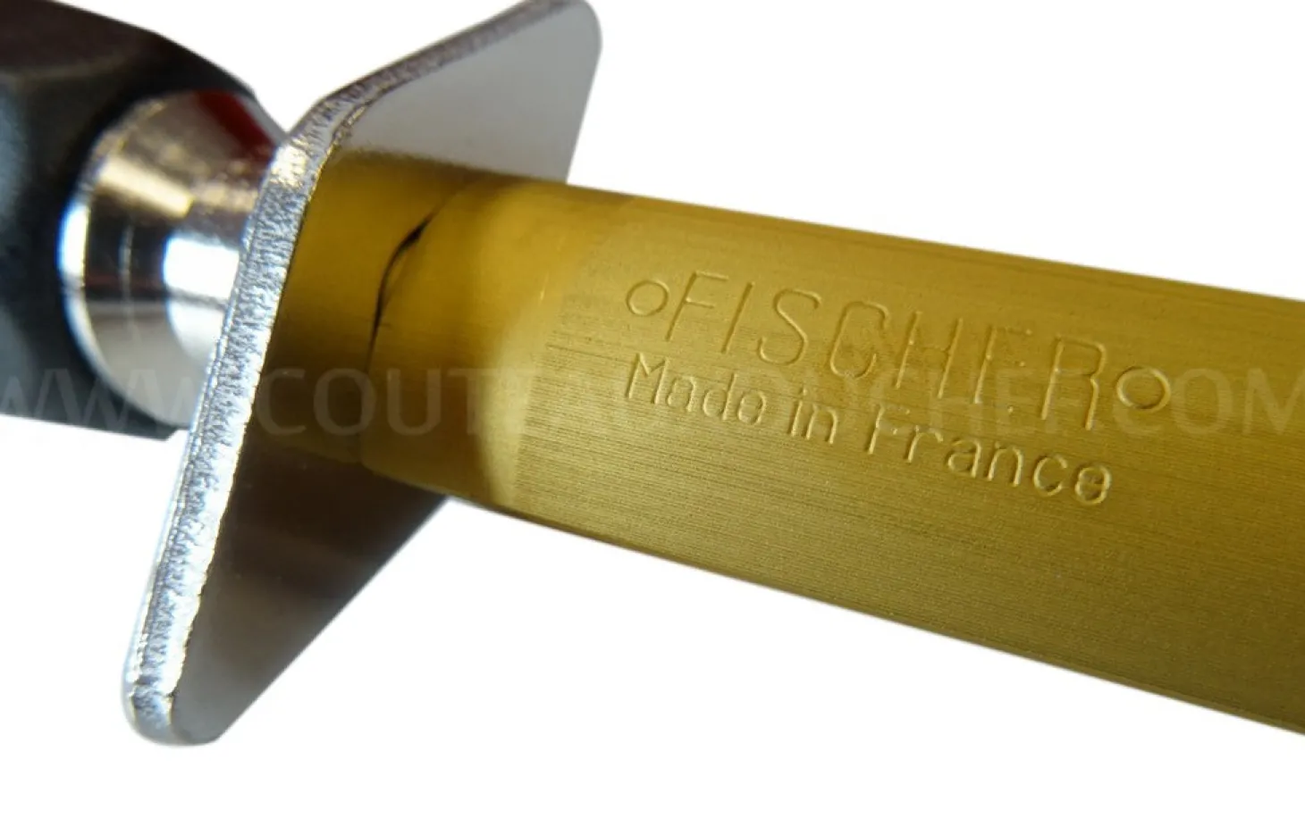 Fusil de boucher Titanium II mèche ovale 30cm FISCHER grain fin