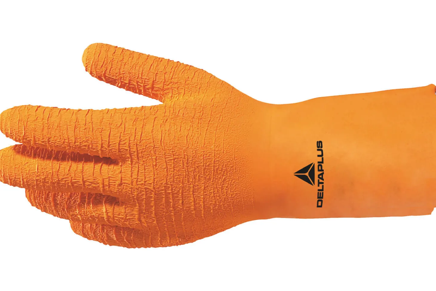 Gants Deltaplus Venifish VE990 en latex orange par paire