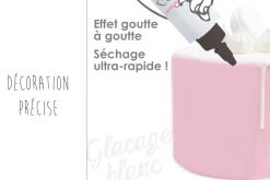 Glaçage blanc prêt à l'emploi Scrapcooking - Goût chocolat 130g