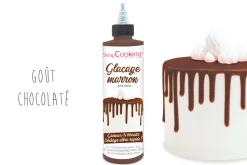 Glaçage marron prêt à l'emploi Scrapcooking - Goût chocolat 130g