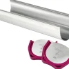 Gouttière à bûche Gobel inox + embouts silicone