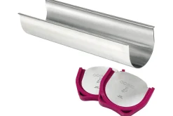 Gouttière à bûche Gobel inox + embouts silicone