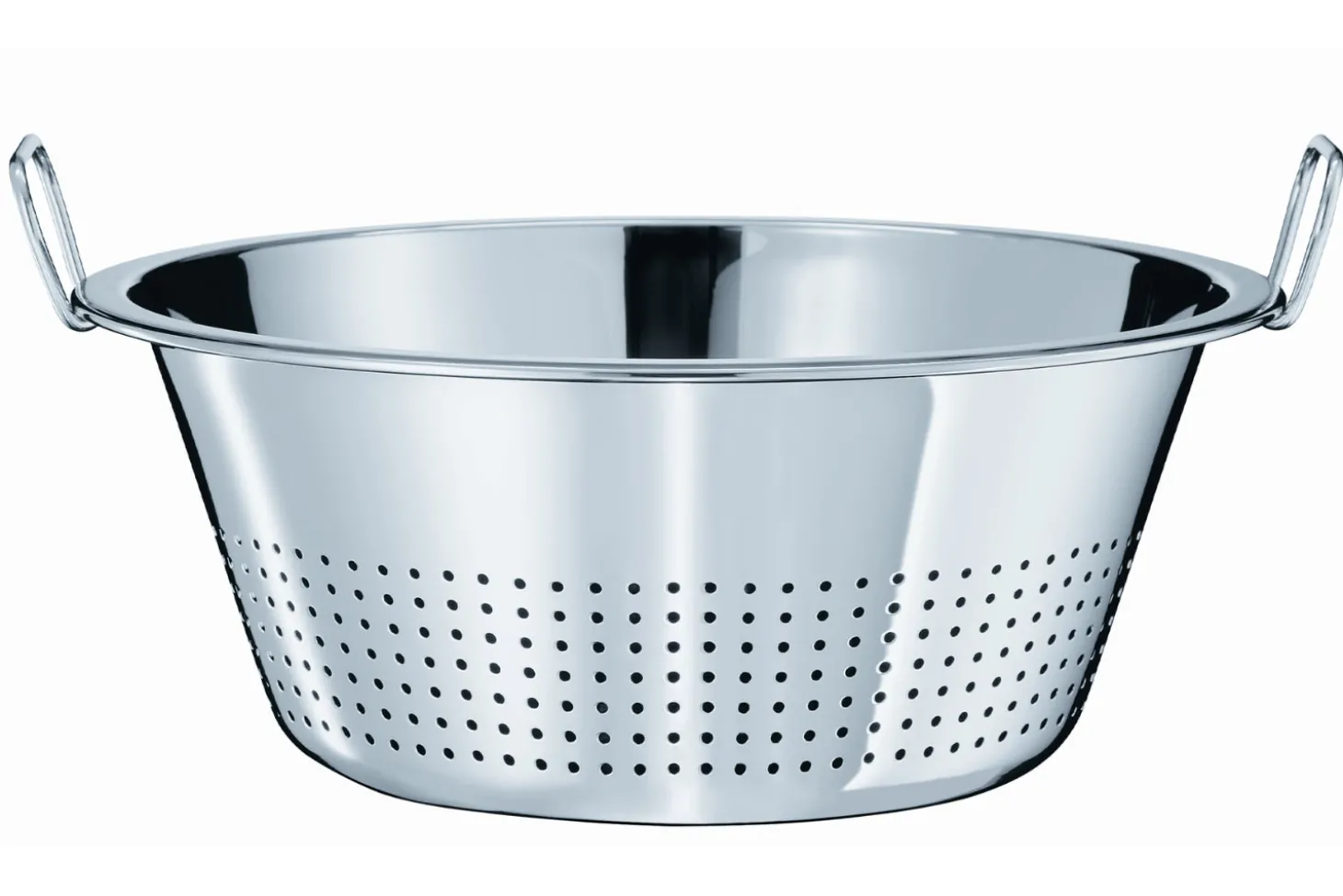 Grande passoire à légumes Rosle tout en acier inox diamètre 40cm avec 2 anses