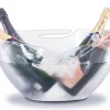 Grand seau à champagne transparent Pulltex avec poignées