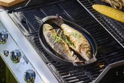 Grill poisson noir Peugeot Grill to Table en céramique - 41x26cm