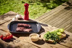 Grill viande noir Peugeot Grill to Table en céramique - 38x26cm