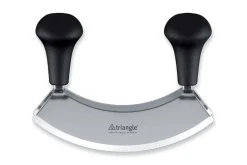 Hachoir berçoir Triangle double lame inox - 3 tailles
