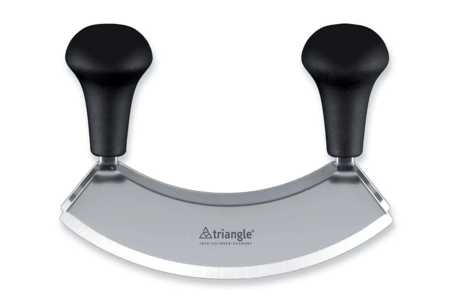 Hachoir berçoir Triangle double lame inox - 3 tailles