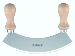 Hachoir berçoir Triangle poignées en hêtre lame 23cm