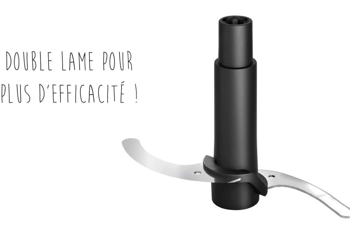 Hachoir électrique WMF Kult X avec bol en verre 1L