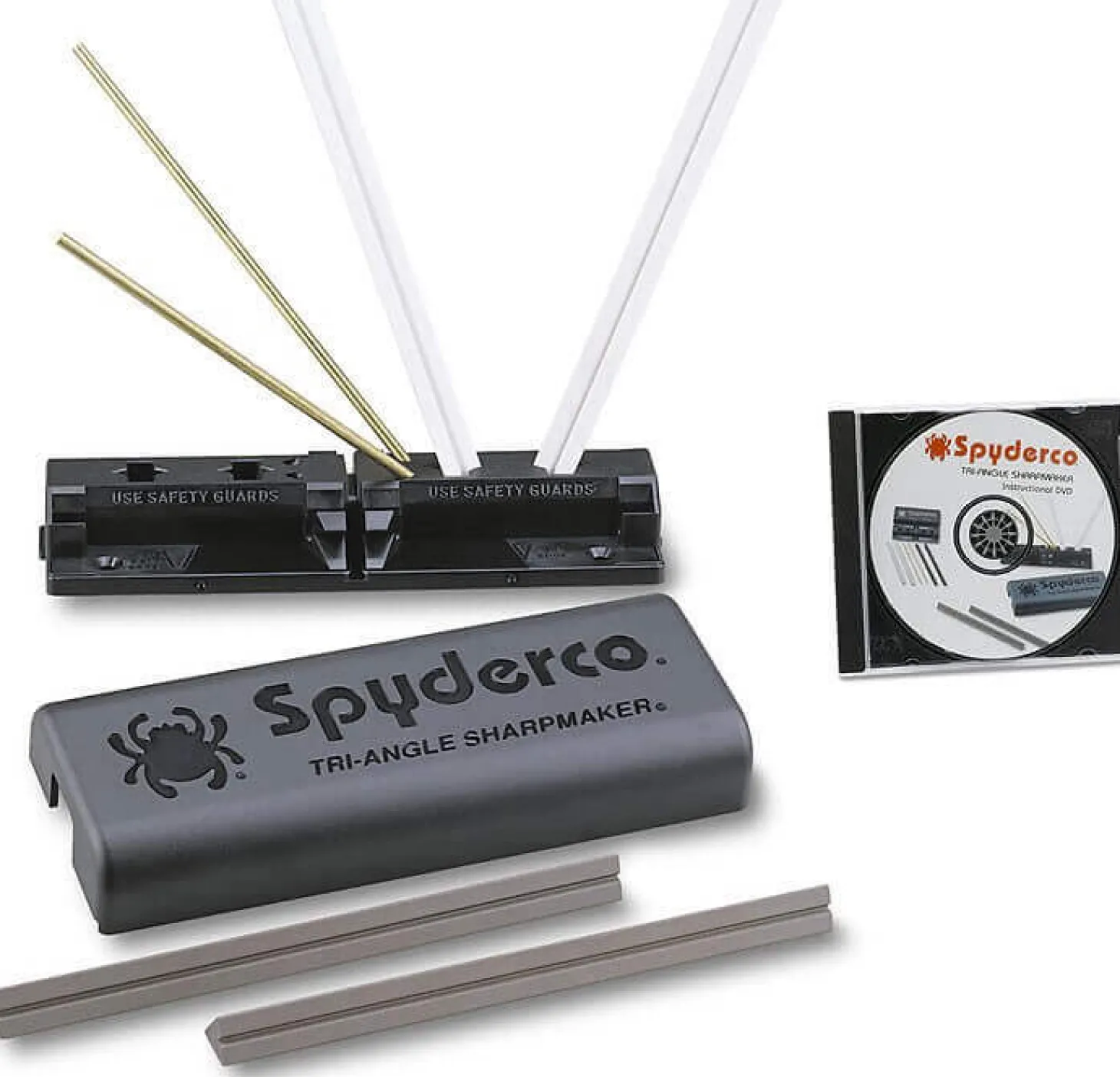 Kit d'aiguisage SPYDERCO 4 barres céramique grain fin et moyen