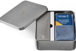 Kit d'entretien pour couteaux Opinel pierre + huile + chiffon microfibre