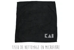 Kit de soin KAI pour entretien des couteaux de cuisine - Huile + Microfibre