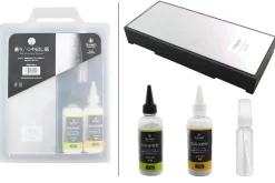 Kit japonais Suehiro pour restaurer le damas d'un couteau - 5 pièces