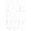 Kit letter cake Scrapcooking 26 gabarits lettres - Réutilisable