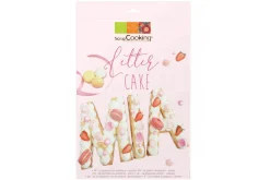 Kit letter cake Scrapcooking 26 gabarits lettres - Réutilisable