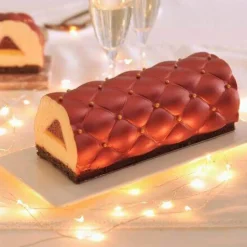 Kit moule à bûche 250 x 90mm + tapis de décor Silikomart
