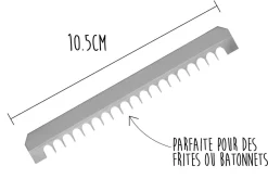 Lame à dents larges remplacement pour mandoline Benriner petit modèle