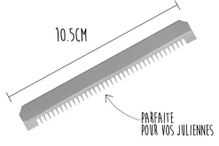 Lame à dents moyennes remplacement pour mandoline Benriner petit modèle