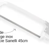 Lame de rechange acier inox pour scie de boucher Sanelli 45cm