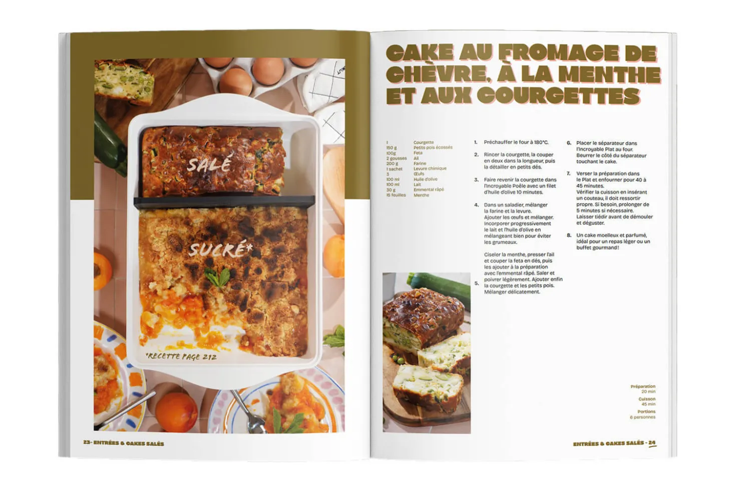 Livre de 120 recettes faciles Cookut L'incroyable plat à four ajustable