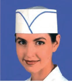 Lot de 100 calots en papier taille réglable dessus perforé