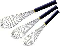 Lot de 3 fouets FMC professionnels Matfer manche Exoglass®