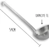 Louche acier inox 18/10 monobloc professionnelle 59cm capacité 1L Matfer