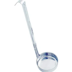 Louche à fond plat 23cl acier inox 18/10 monobloc professionnelle 36cm