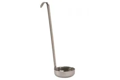 Louchette pizza Mallard Ferrière à fond plat en acier inox 14,5cl
