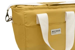 Lunch bag isotherme Akinod 08:17 en polycoton moutarde 7L