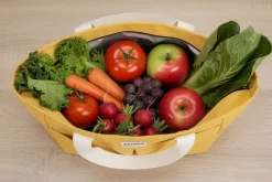 Lunch bag isotherme Akinod 10:47 en polycoton moutarde 21L