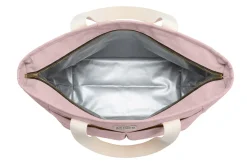 Lunch bag isotherme Akinod 10:47 en polycoton rose 21L