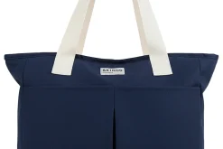 Lunch bag isotherme Akinod 10:47 en polycoton bleu navy 21L