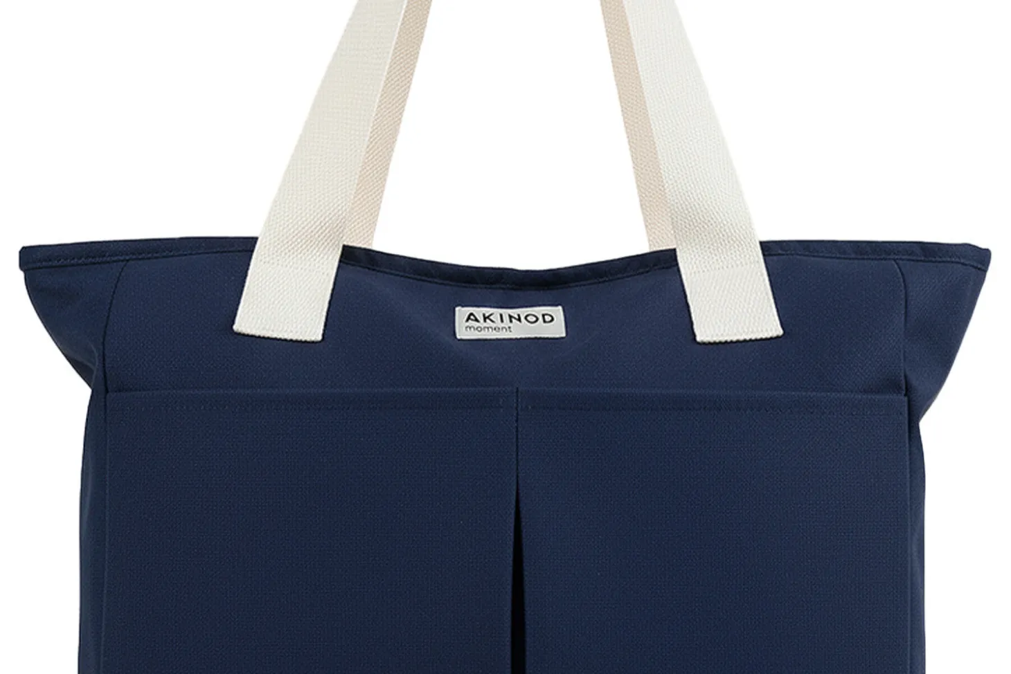 Lunch bag isotherme Akinod 10:47 en polycoton bleu navy 21L
