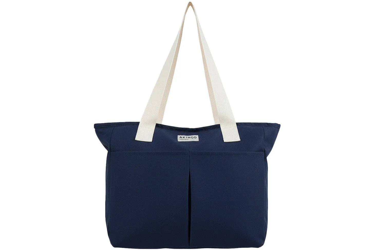 Lunch bag isotherme Akinod 10:47 en polycoton bleu navy 21L